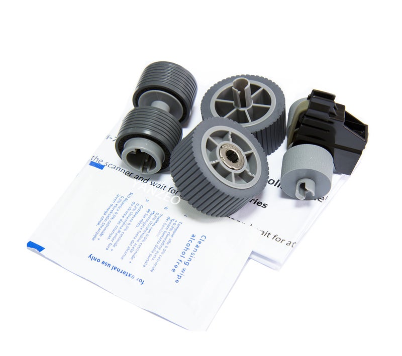 Yanzeo PA03740-K010 PA03740-K011 Compatible with Fujitsui Fi-7600 Fi-7700 Fi-7700S Scanner Brake Roller Pick Roller Set - Image 1